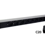 Razdelilnik 19″ 230V 8V 1HE – C20
