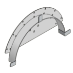 Vodilo optičnih kablov “U”