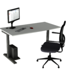 Miza z nastavljivo višino delovne površine