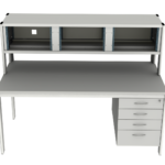 Pult z dvignjeno 19″ nadgradnjo 6 ali 9HE